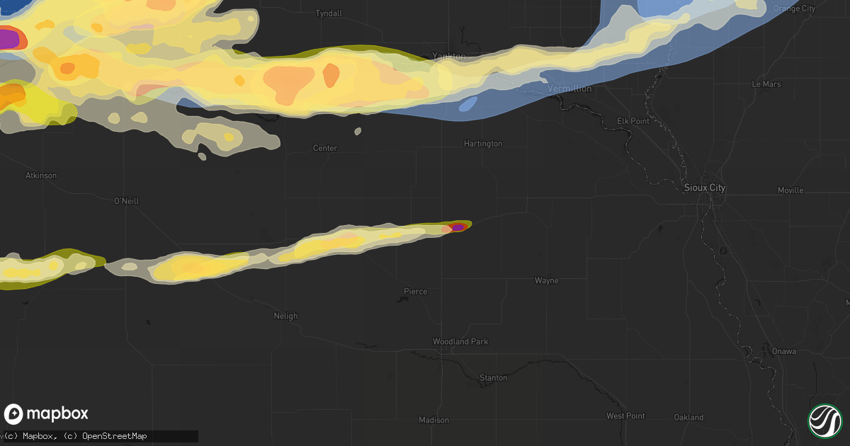 Hail map in Mclean, NE on September 1, 2026