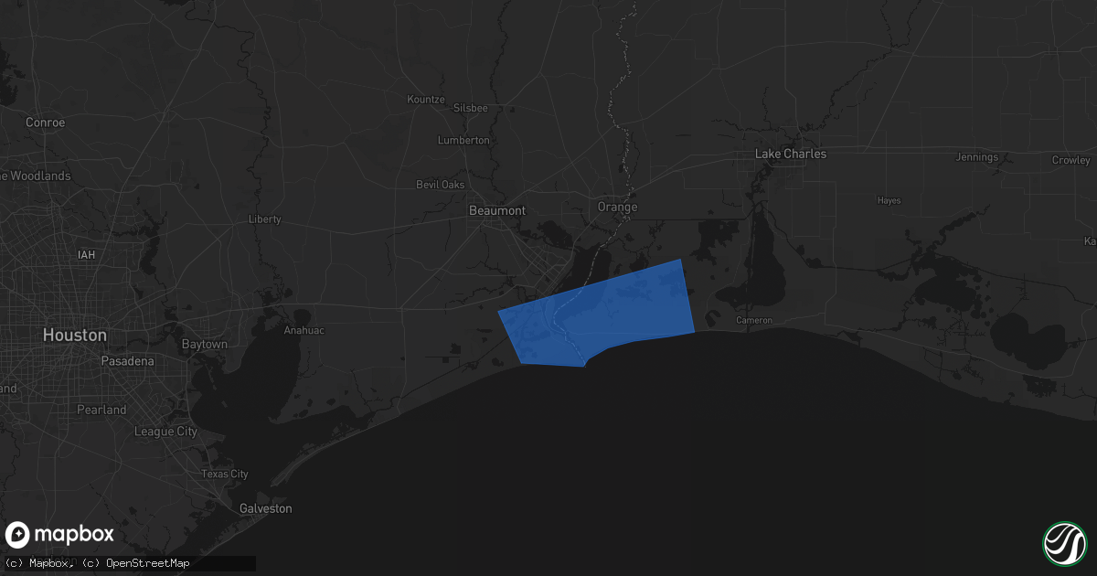 Hail map in Port Arthur, TX on September 1, 2026