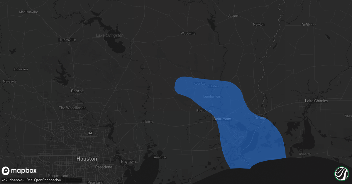 Hail map in Saratoga, TX on September 1, 2026