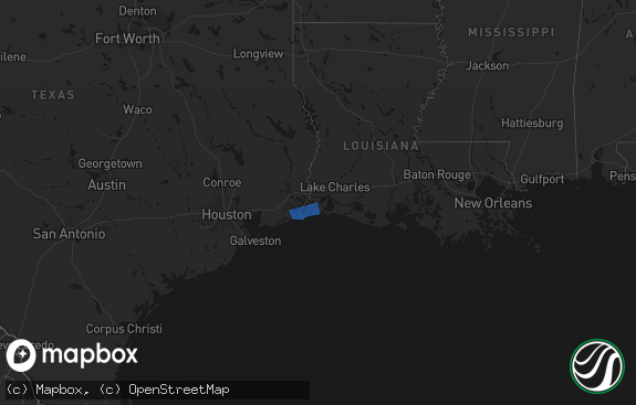 Hail map preview on 09-01-2026