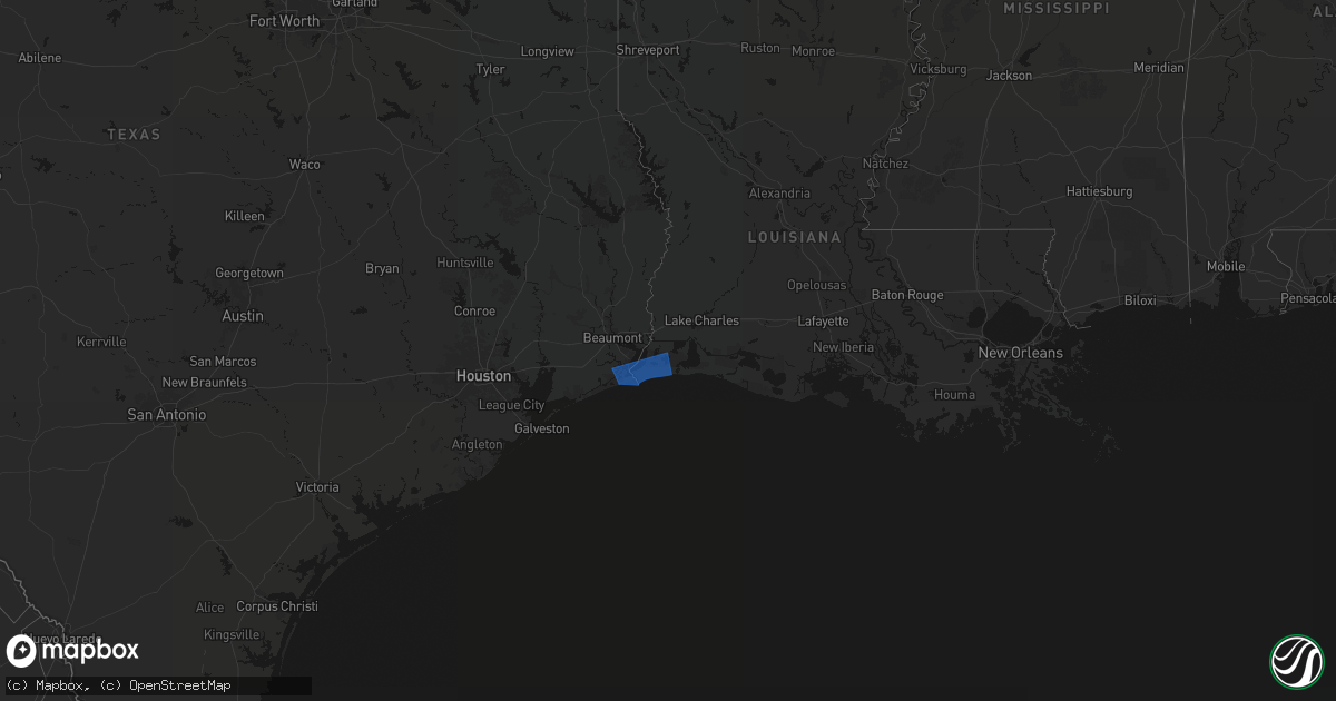 Hail map on September 1, 2026