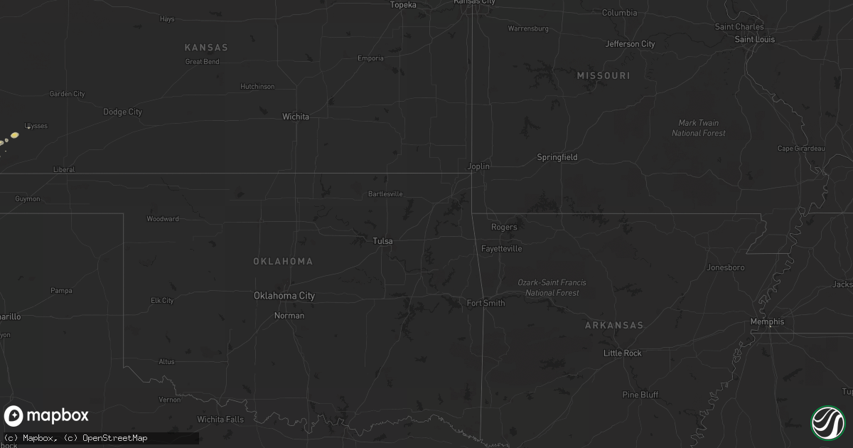 Hail map on September 2, 2011