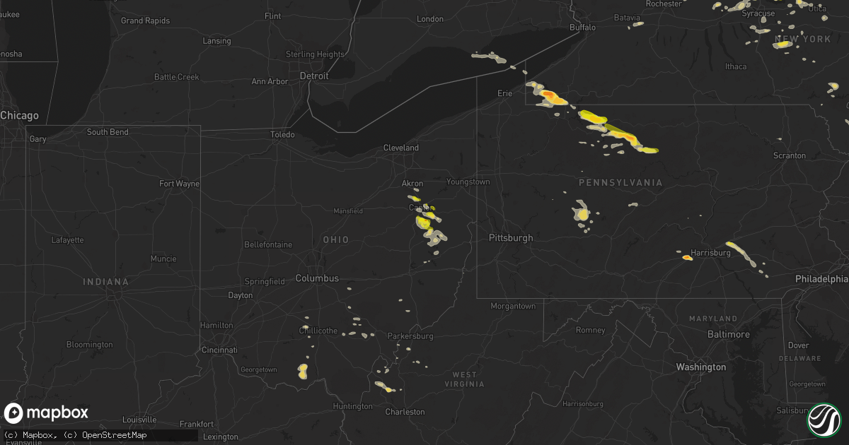 Hail map on September 2, 2013