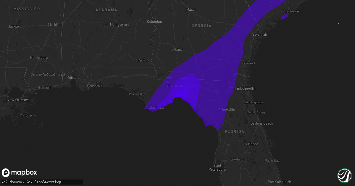 Hail map on September 2, 2016