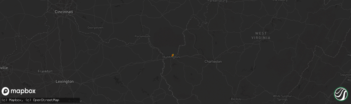 Hail map in Proctorville, OH on September 2, 2018