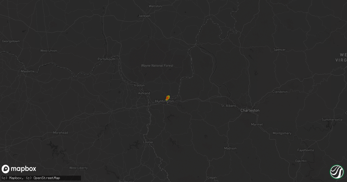 Hail map in Proctorville, OH on September 2, 2018