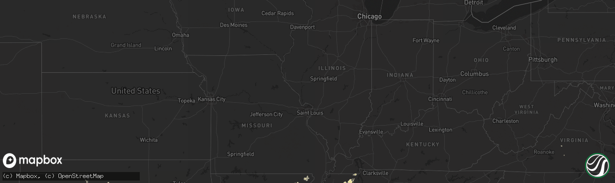 Hail map in Arkansas on September 2, 2020