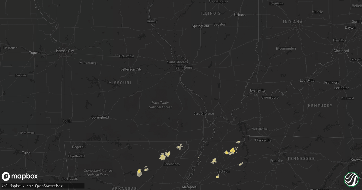 Hail map on September 2, 2020