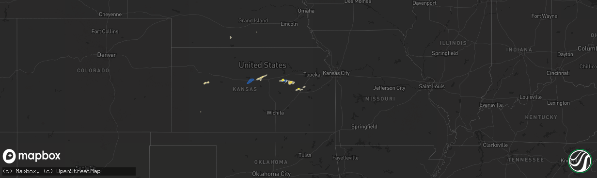 Hail map on September 2, 2021