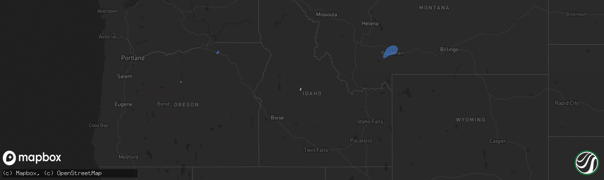 Hail map on September 2, 2024