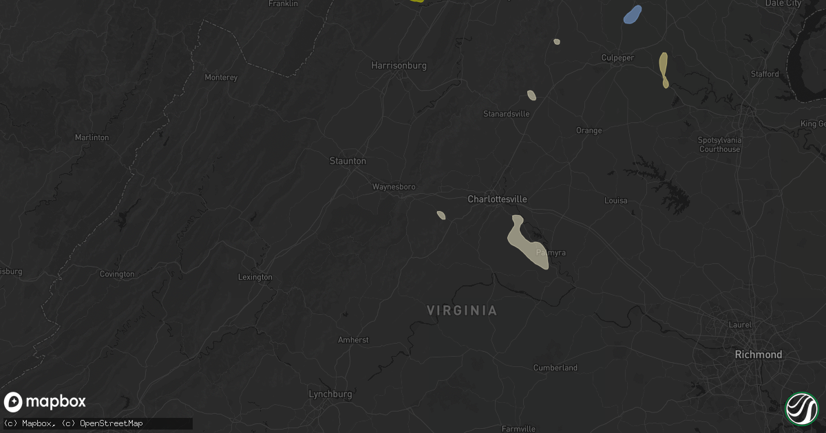 Hail map in Afton, VA on September 2, 2026