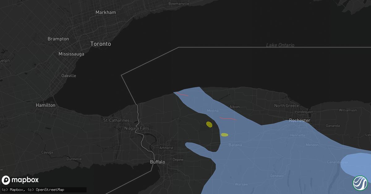 Hail map in Appleton, NY on September 2, 2026