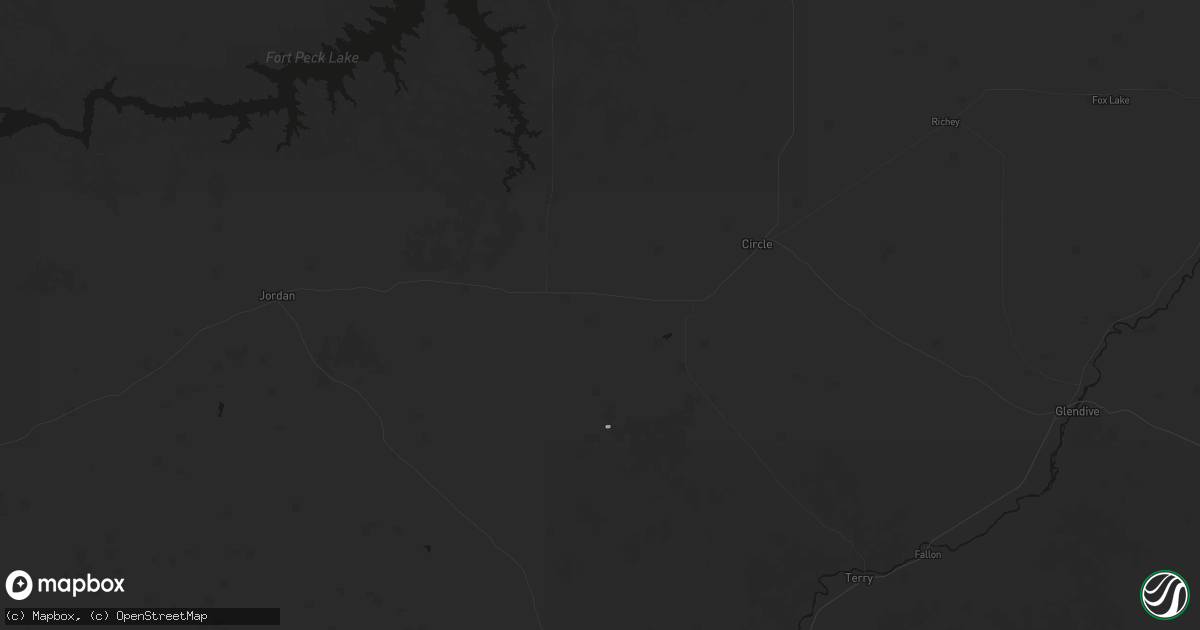 Hail map in Brockway, MT on September 2, 2026