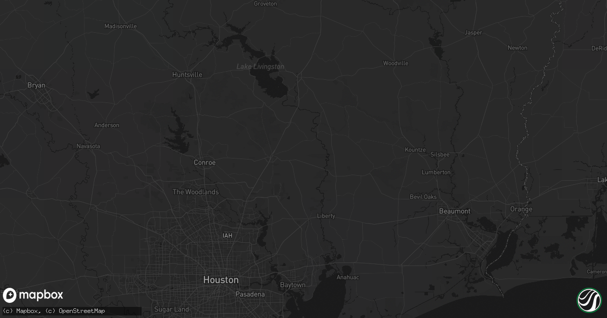 Hail map in Cleveland, TX on September 2, 2026