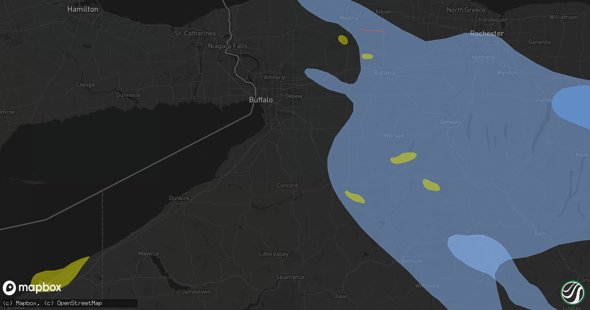 Hail map in Colden, NY on September 2, 2026