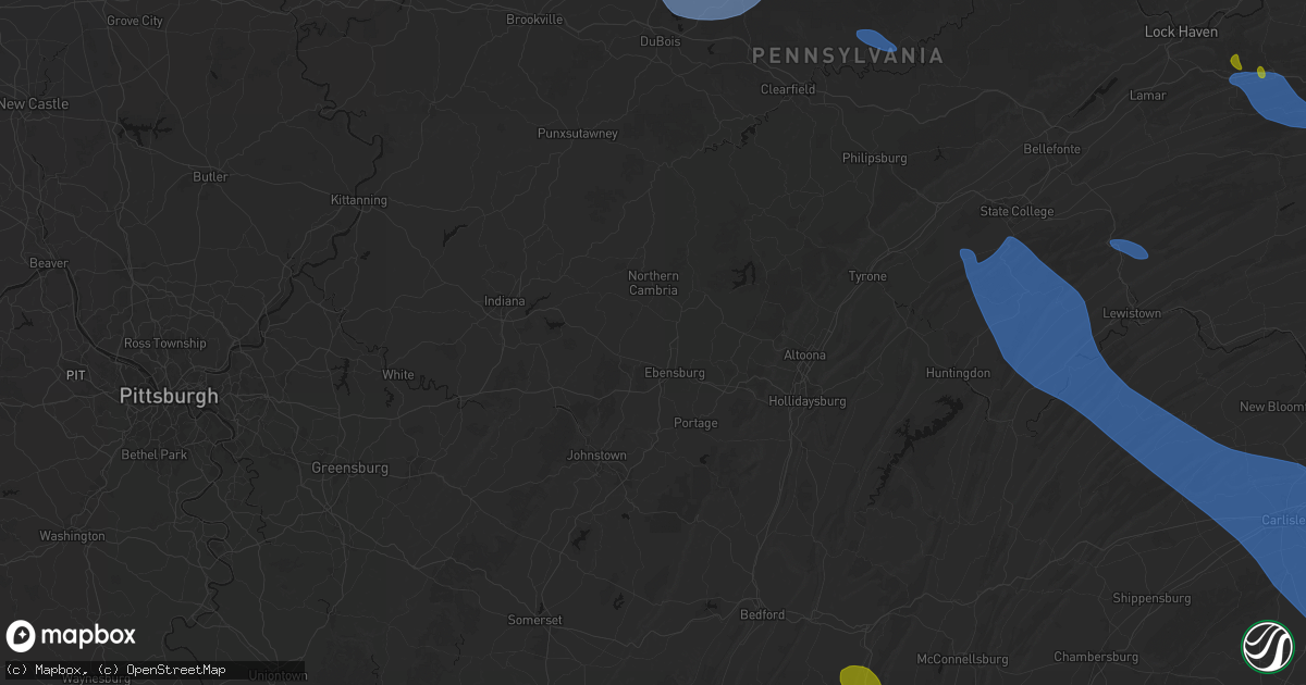 Hail map in Colver, PA on September 2, 2026