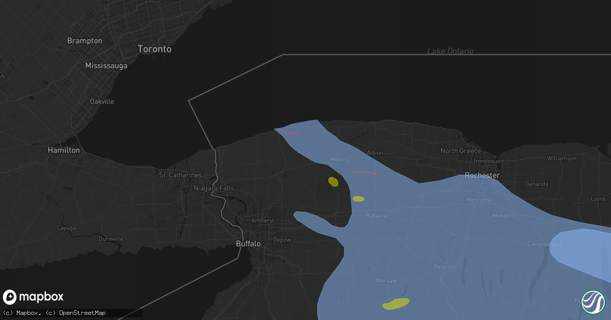 Hail map in Gasport, NY on September 2, 2026