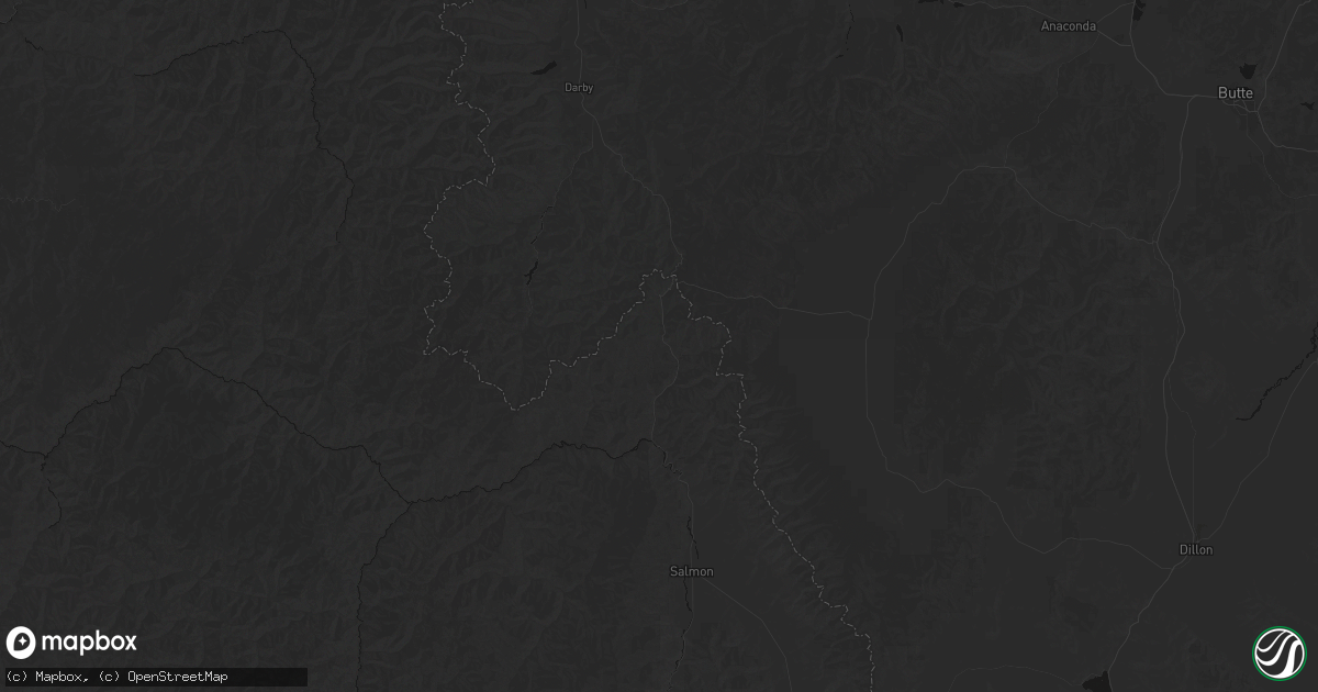 Hail map in Gibbonsville, ID on September 2, 2026