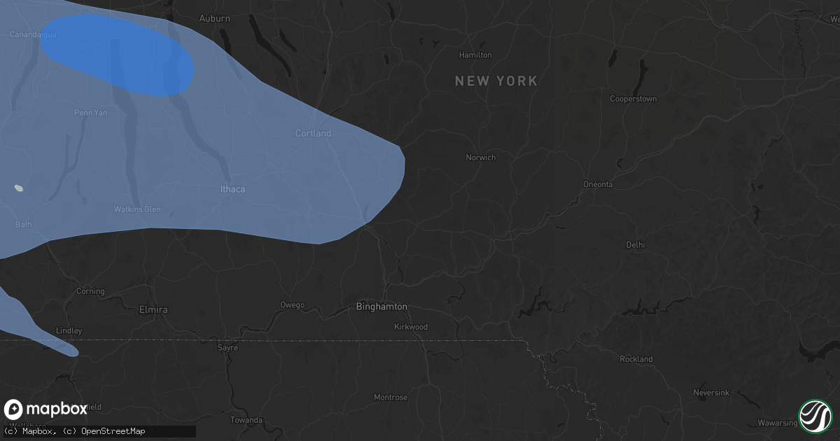 Hail map in Greene, NY on September 2, 2026