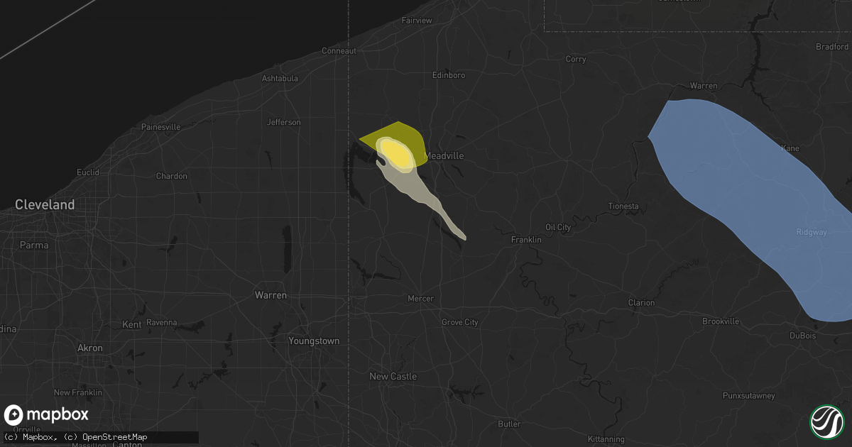 Hail map in Hadley, PA on September 2, 2026