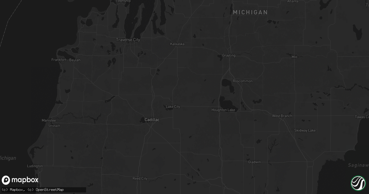 Hail map in Lake City, MI on September 2, 2026