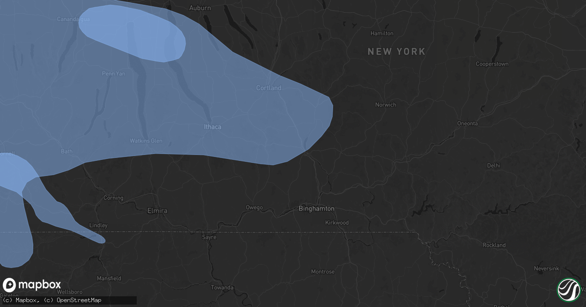 Hail map in Lisle, NY on September 2, 2026