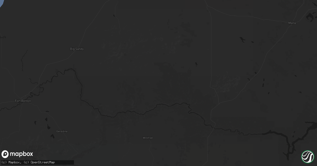 Hail map in Lloyd, MT on September 2, 2026