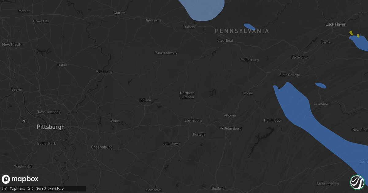 Hail map in Marsteller, PA on September 2, 2026