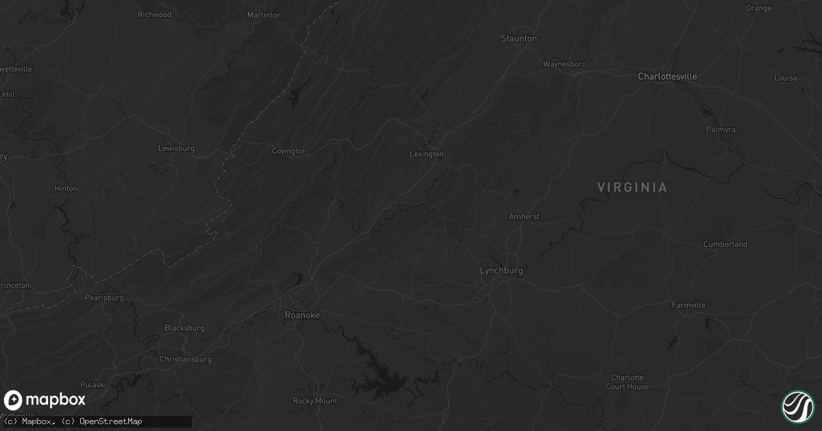 Hail map in Natural Bridge Station, VA on September 2, 2026