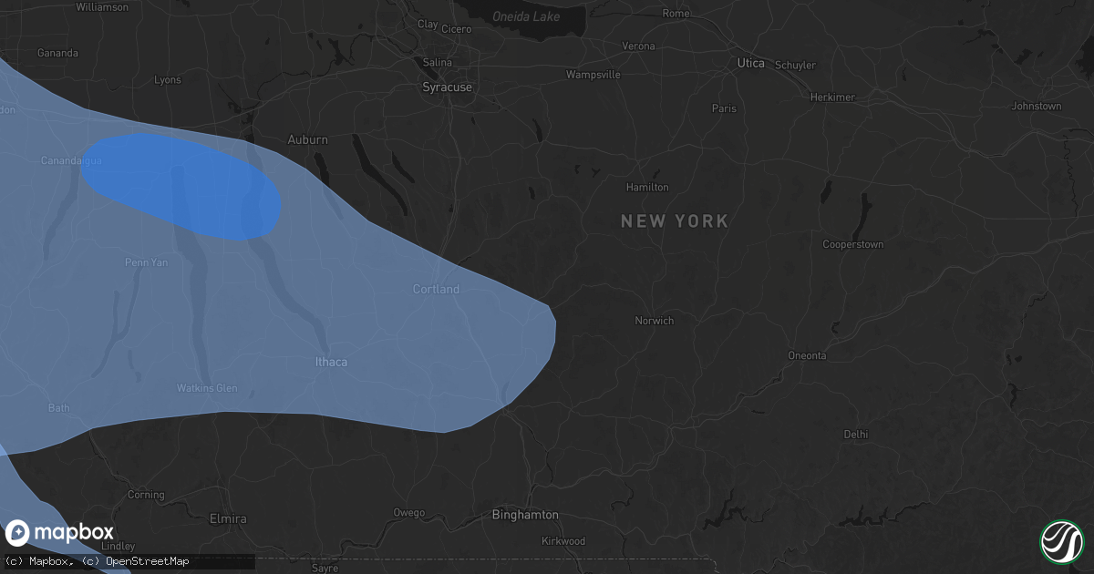 Hail map in Pitcher, NY on September 2, 2026