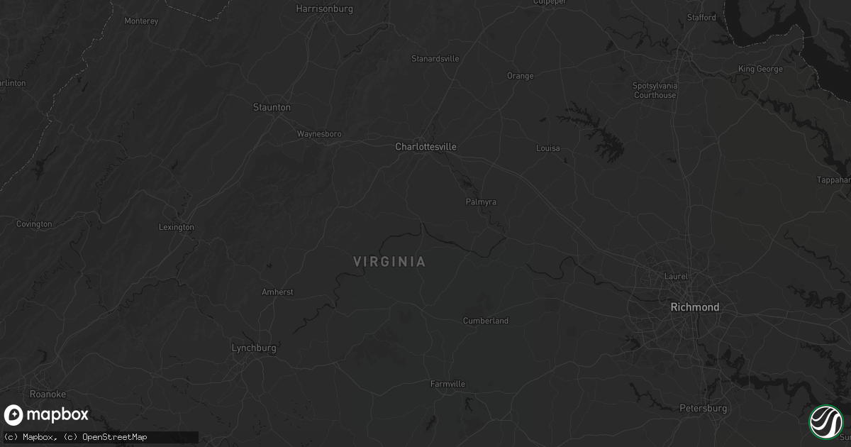 Hail map in Scottsville, VA on September 2, 2026