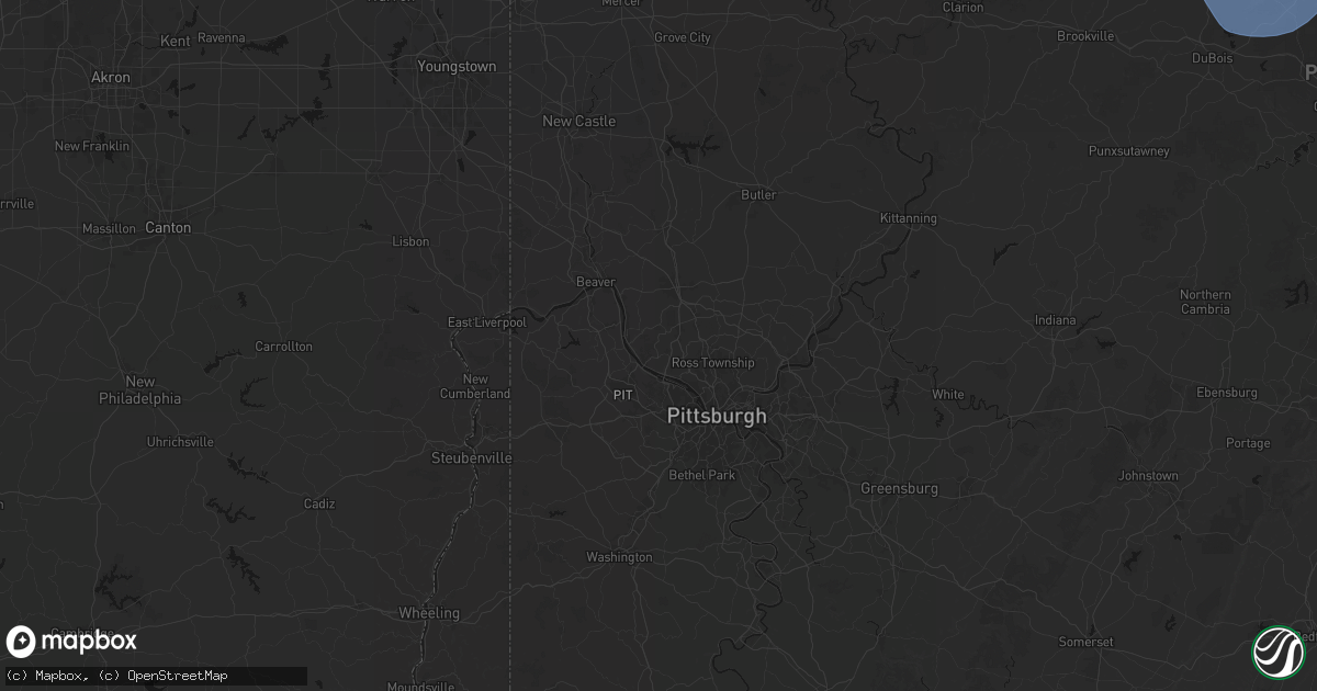 Hail map in Sewickley, PA on September 2, 2026