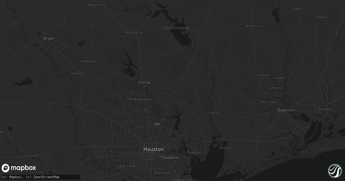Hail map in Splendora, TX on September 2, 2026