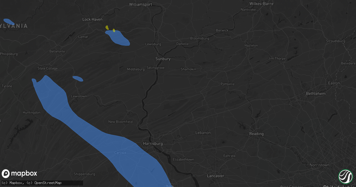 Hail map in Spring Glen, PA on September 2, 2026