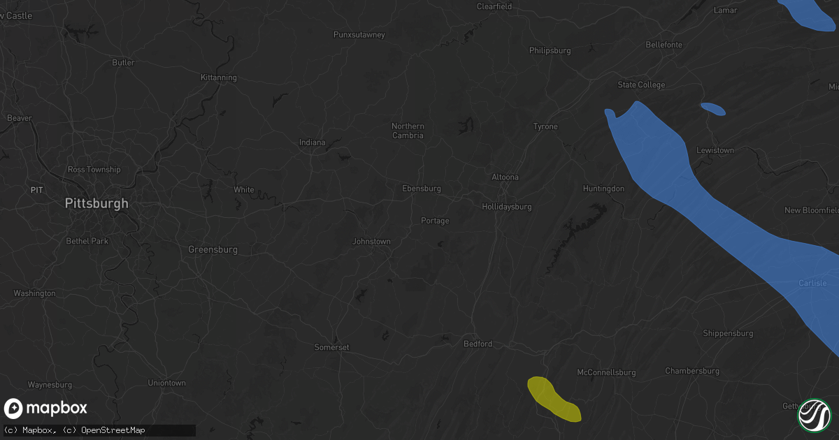 Hail map in Summerhill, PA on September 2, 2026