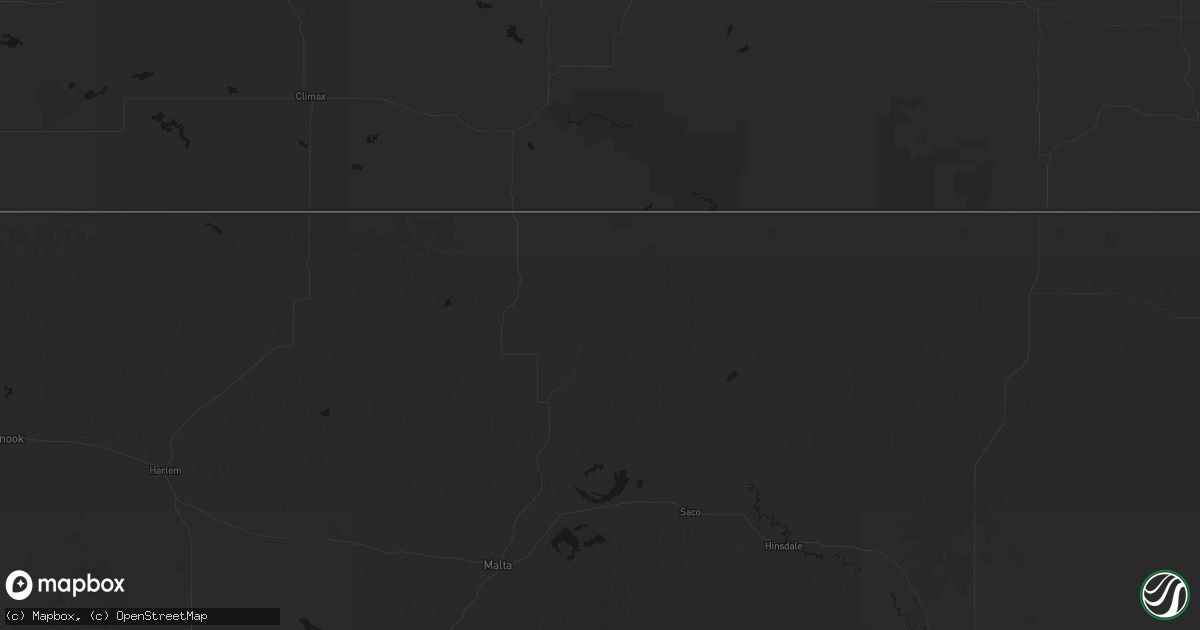 Hail map in Whitewater, MT on September 2, 2026