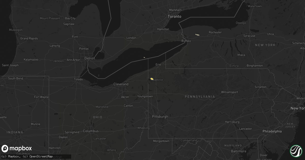 Hail map on September 2, 2026
