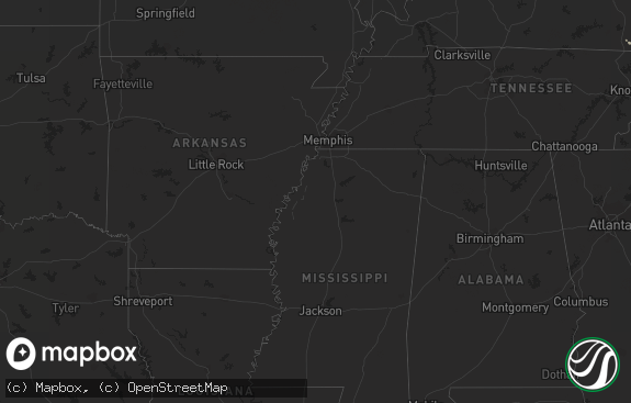 Hail map preview on 09-03-2011