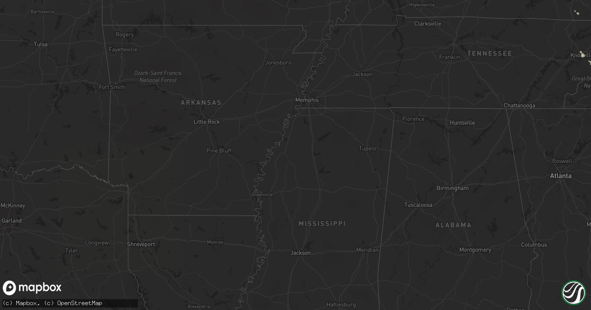 Hail map on September 3, 2011