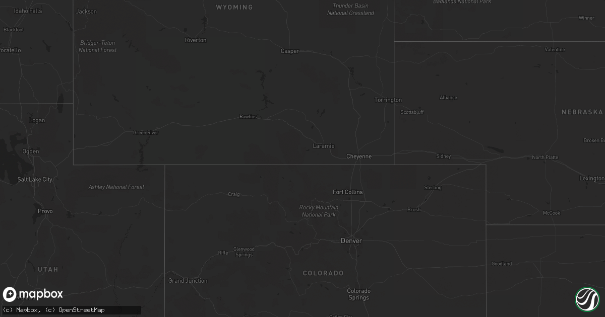 Hail map in California on September 3, 2017
