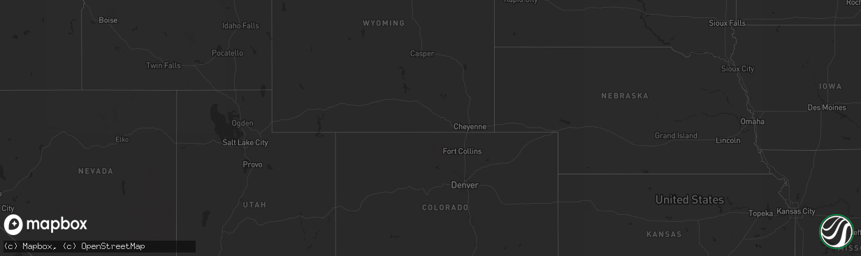 Hail map in Minnesota on September 3, 2017