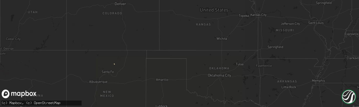 Hail map on September 3, 2017