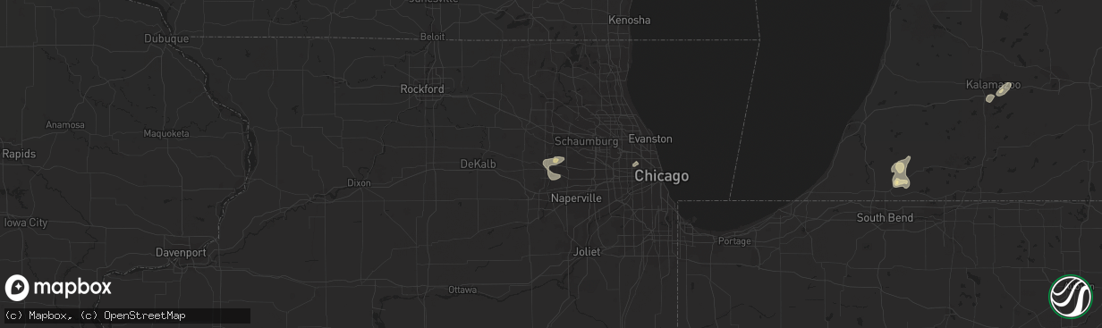 Hail map in Saint Charles, IL on September 3, 2018