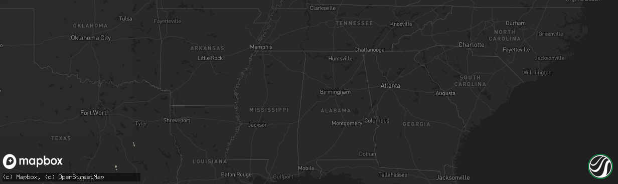 Hail map in Delaware on September 3, 2020