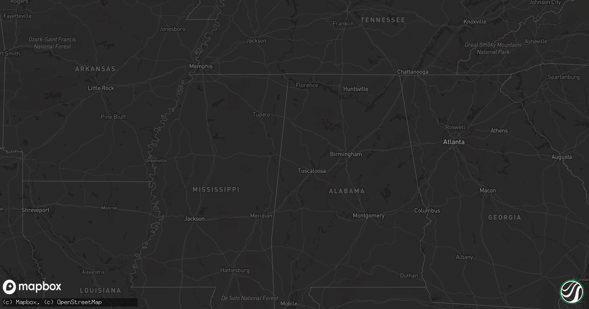 Hail map in Maryland on September 3, 2020