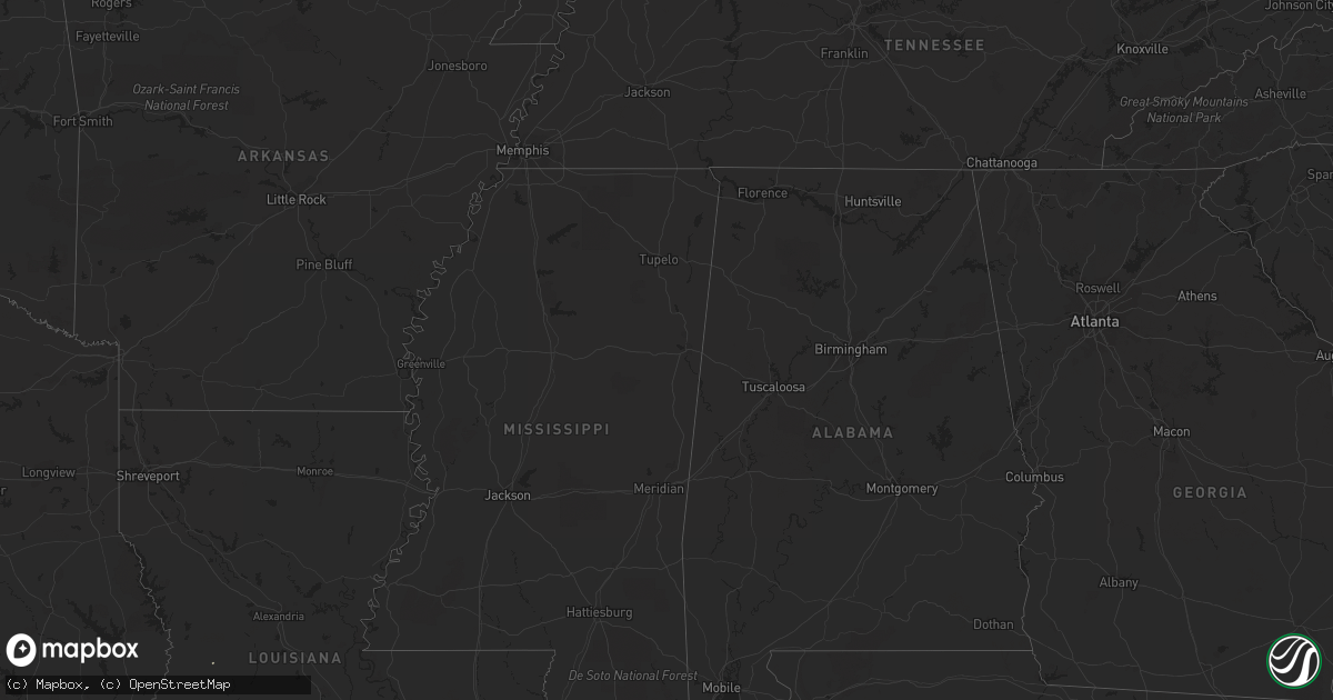 Hail map on September 3, 2020