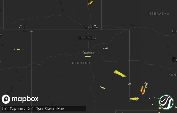 Hail map preview on 09-03-2021