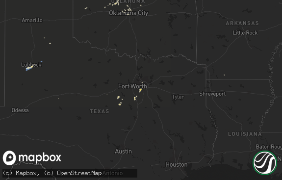 Hail map preview on 09-03-2022