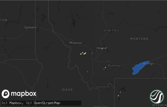 Hail map preview on 09-03-2024