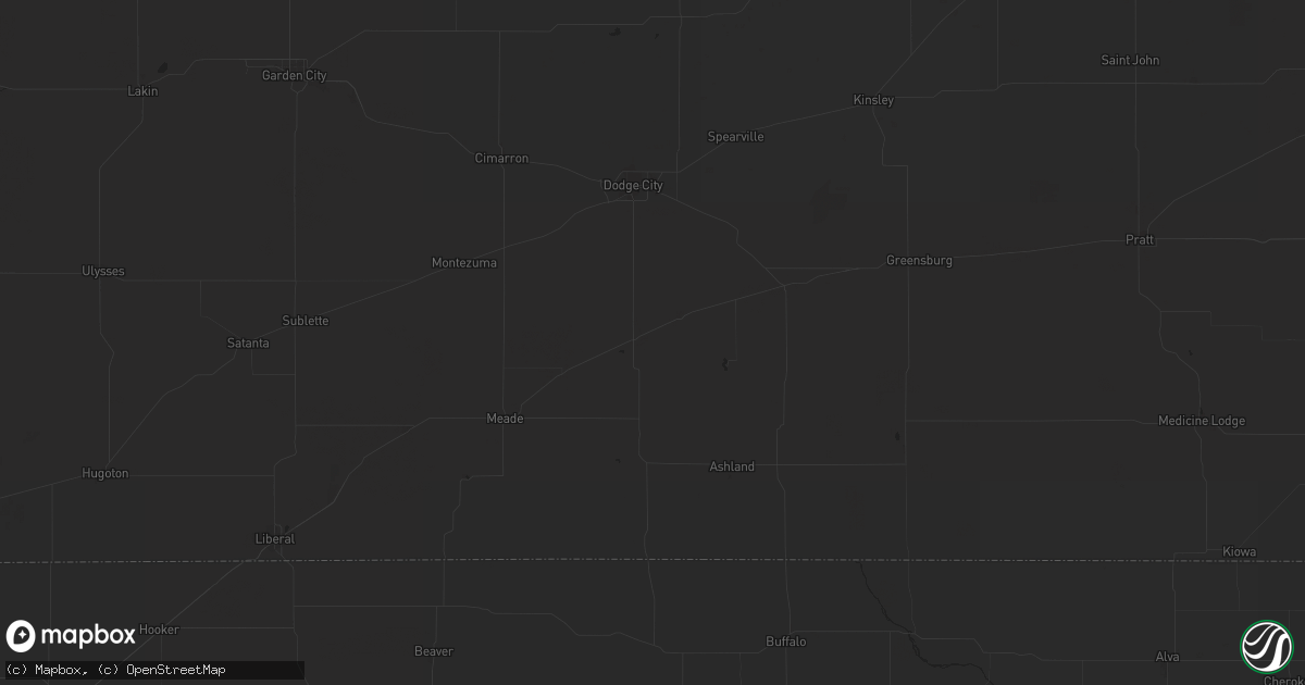 Hail map in Minneola, KS on September 3, 2025
